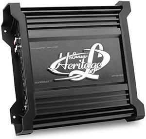 Mono-Block Mosfet Amplifier - 2 Ohm Stable, Heritage Series Amplifier,Low Pass Filter, Chrome RCA Inputs, Power Speaker Terminals, 5 Way Protections with Bass Boost Circuitry - HTG138