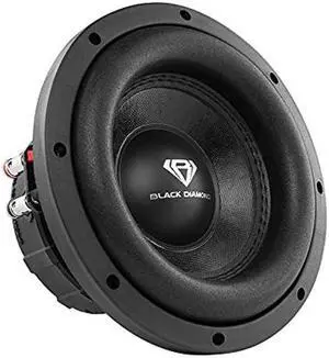 Black Diamond DIA-8D4 Car Subwoofer 8" 400W Max Power, 200W RMS, Dual 4 Ohms, DVC (1 Speaker)