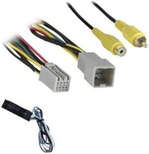 Wire Harness Adapter to Retain OEM Backup Camera to Aftermarket Radio Made for Some 2014+ Mitsubishi Lancer, Outlander, Outlander Sport