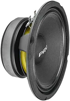 PRV AUDIO 6.5 Inch Speakers Midbass Woofer 6MB200-4 v2 200 Watts Program Power, 4 Ohm, 100 Watts RMS, 1.5 in Voice Coil, Perfect for Small Custom Enclosures for Pro Car Audio Loudspeaker (Single)