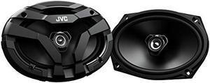 JVC CS-DF6920 DRVN Series 6x9 inch 2-Way 400 Watt Car Speakers (Coaxial) - Set of 2 (Black) with Powerful Sound and Tough Looking Design