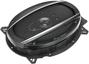 Pioneer TS-A6970F, 4-Way Car Audio Speakers, Full Range, Clear Sound Quality, Easy Installation and Enhanced Bass Response, 6" x 9" speakers