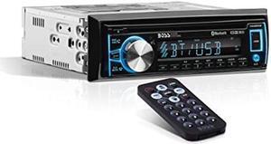 BOSS Audio Systems 750BRGB Car Stereo System - Single Din, Bluetooth Audio and Calling Head Unit, CD Player, USB, AUX Input, AM/FM Radio Receiver, Multi Color Illumination, Hook Up to Amplifier