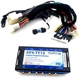 PAC Audio AP4-TY13 (R.2) Amplifier Integration Interface for Select 2018 +Toyota and Lexus Vehicles with 24-pin and 30-pin with Premium Amplified sound Systems.