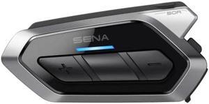 Sena 50R 3-Button Motorcycle Bluetooth Headset w/Sound by Harman Kardon Integrated Mesh Intercom System Premium Microphone & Speakers