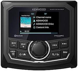 KENWOOD KMR-M300BT Marine Guage Receiver Weatherproof, 2.7 Inch LCD, Built in Amplifer, Bluetooth, Digital Media MP3 Player, No CD Player, USB Port, AM/FM/Weather Band Tuner, Rear Camera Input