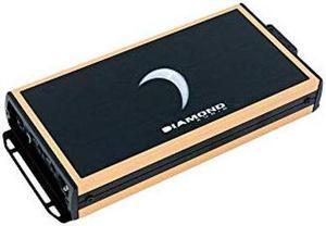 Diamond Audio MICRO82U Motorcycle 2-Channel Full Range Class D Amplifier, Compatible with Harley Davidson, Bass Knob Included, 200 Watts x 2 @ 4 Ohm, 300 Watts x 2 @ 2 Ohm