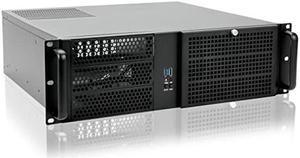RackChoice 3u Rackmount Server Chassis MATX/Mini-ITX 3x5.25 Support ATX PSU with Either top or Side Cooling