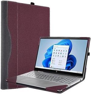 Case Cover for 14 HP EliteBook 840 G7840G 8845 G7845 G8 for Dell Inspiron 14 74307425 2in1 PU Leather Laptop SleeveWine red