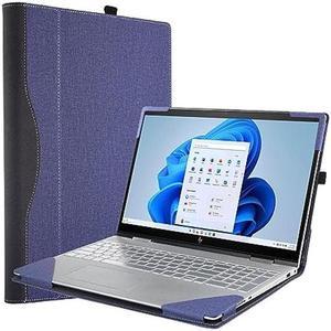 Case Cover for 14 HP EliteBook 840 G7840G 8845 G7845 G8 for Dell Inspiron 14 74307425 2in1 PU Leather Laptop Sleeve Blue