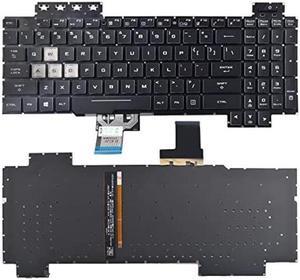 SUNMALL Replacement Keyboard Compatible with Asus TUF Gaming FX505 FX505DD FX505DV FX505DU FX505DY FX505GD FX505GE FX505GM FX505GT TUF705DD TUF705DT TUF705DUFX86 Serie RGB Backlight