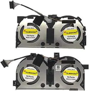 TXLIMINHONG Compatible CPU and GPU Cooling Fan for Lenovo Legion Y9000X 2019 2020 15.6 DC28000Q8F0 FCC2 FM75 FM76 LATOP Fan