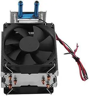 12V Semiconductor Refrigeration Cooler Thermoelectric Peltier Water Cooling System DIY Device with Fan