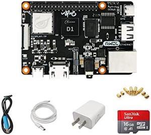 Sipeed Nezha Allwinner D1 64bit RISC-V Linux Single Board Computer with 1GB DDR3 RAM 256MB Nand Flash onboard Wifi4 Bluetooth Gigabit Ethernet for AIoT Edge Computing Support Tina Debian OS