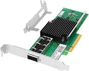 Vogzone for Intel XL710-QDA1 40GbE Converged Network Adapter (NIC), PCI Express 3.0 x8 Low Profile - 40 Gigabit Single Port QSFP, with Intel XL710-AM1 Controller, Compare to Intel XL710-QDA1