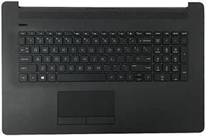 wzqrps Replacement Laptop Upper Case Palmrest Keyboard Touchpad Assembly Part for HP 17T-BY000 17Z-CA100 17-by0xxx 17-ca0xxx 17-ca1xx 17-ca1xxx 17-by1953cl 17z-ca000 17-BY0010NR 17-by1xxx L22751-001