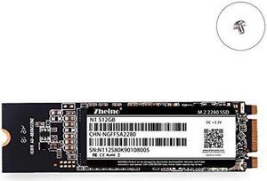 Zheino SATAIII 6gb/s M.2 2280 512GB SSD NGFF Internal 3D Nand Solid State Drive for Ultrabooks and Tablets