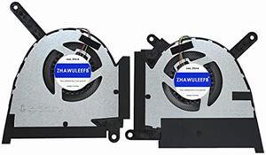 ZHAWULEEFB Replacement New CPU+GPU Cooling Fan for ASUS TUF Dash F15 FX517ZC ZR RTX3070 DC12V FQ1L DFSCL42P06593U 13NR0990T01021 FQ1M DFSCL42P16593U 13NR0990T02021 DC12V 0.6A
