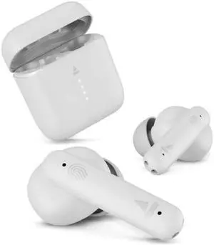 BOAT Airdopes 141 Bluetooth Truly Wireless in Ear Headphones with 42H Playtime,Low Latency Mode for Gaming, ENx Tech, IWP, IPX4 Water Resistance, Smooth Touch Controls (Pure White)