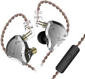 KZ ZS10 Pro 4BA 1DD KZ Headphone Multi Driver HiFi Monitor, KZ in Ear Earphoner IEM with All in One Button (Black with Mic)...