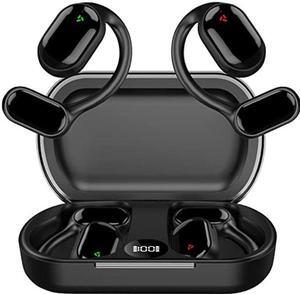 Ear Clip Open Ear Wireless Headphone Ultra Long Endurance Bluetooth 5.3 Open Ear Waterproof Long Battery Life Air Conductionfor Sports,Working,Driving
