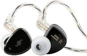 Linsoul SIMGOT EM6L 1DD + 4BA Hybrid Driver in-Ear Monitor, Gaming Earbud, HiFi IEM Earphone with 3D-Printed Resin Housing, Detachable OFC Silver-Plated Cable for Musician Audiophile