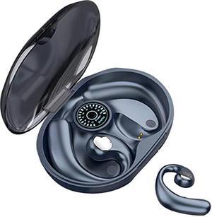 Wireless Ear Clip Earbuds Bluetooth Open Ear HiFi Stereo Sound Waterproof Bluetooth Air Conduction Earbuds Long Battery Life for Cycling,Driving,Working