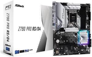ASRock Z790 Pro RS/D4 Motherboard, Supports Intel 12th and 13th Generation CPU (LGA1700), Z790 Chipset, DDR4 ATX Motherboard