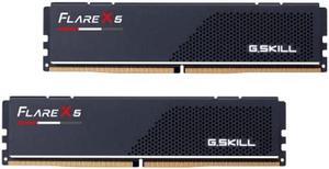 G.SKILL Flare X5 Series (AMD Expo) DDR5 RAM 32GB (2x16GB) 5200MT/s CL36-36-36-83 1.20V Desktop Computer Memory UDIMM - Matte Black (F5-5200J3636C16GX2-FX5)