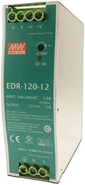 EDR-120-12 Mean Well Best Price 120W 12V 10A Switching Power Supply MeanWell EDR-120-12