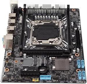 Computer Motherboard, Inter X99 LGA2011 V3 / V4 Dual Channel DDR4 Gaming Motherboard, with/M.2NVME, USB3.0/2.0, Support WiFi Gigabit Adaptive Network