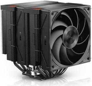 PCCOOLER RZ620 CPU Cooler TDP 265W CPU Air Cooler Dual Tower CPU Fan 6 HeatPipe CPU Cooling System with Three Modes PWM Silent Fans, Easy Install Air Cooler for Intel LGA 115X/1200/1700,AMD AM4/AM5,BK
