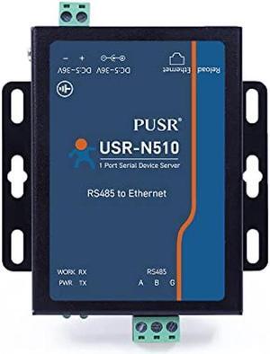 PUSR RS485 Serial to Ethernet Converter MQTT TCP to RTU Gateway 1 Port USR-N510