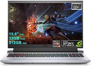 Dell G15 5000 5515 15 Ryzen Edition Gaming Laptop 156 FHD 120Hz Display AMD HexaCore Ryzen 5 5600H Beats i710750H 32GB RAM 512GB SSD GeForce RTX 3050 4GB Graphic Backlit USBC HDMI Win10 Grey