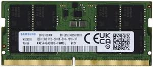 Samsung 32GB (1x32GB) DDR5 5600MHz PC5-44800 SODIMM 2Rx8 CL46 1.1v M425R4GA3BB0-CWM Notebook Laptop RAM Memory Module Upgrade Adamanta