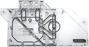 Alphacool Eisblock Aurora GPX-A GPU Water Block for AMD Radeon RX 5700 XT Asrock Taichi X8 8G OC, Plexi