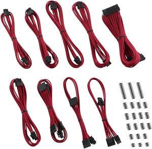 CableMod E-Series Classic ModFlex Sleeved Cable Kit for EVGA G/G+ / P/P+ / T (Red)