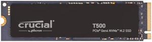 Crucial T500 500GB Gen4 NVMe M.2 Internal Gaming SSD, Up to 7200MB/s, Laptop & Desktop Compatible + 1mo Adobe CC All Apps - CT500T500SSD8