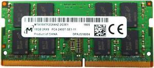 Laptop Memory Module MTA16ATF2G64HZ-2G3E1 Compatible Replacement Spare Part for Micron MTA16ATF2G64HZ 16GB 2Rx8 DDR4 SO-DIMM PC4-19200 2400MHz 260-Pin Non-ECC CL17 1.2V