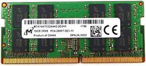 MICRON 16GB SO-DIMM DDR4 Dual 2RX8 PC4-19200 2400MHZ Memory MTA16ATF2G64HZ-2G3H1