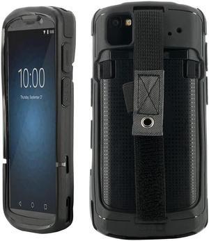 Mobilis Rugged Case for Zebra TC53 TC58 with Handstrap, Reinforced Protective Cover Compatible with Charging Accessories, Protech Black