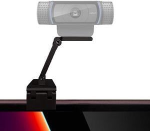 Calibra Webcam Mount - Webcam Stand for Top of Monitor and Laptop Screen with Adjustable Arm for Logitech Brio 4K Logitech C920 C925e C960 C930e C930 C922x C922 and Any Webcam with 1/4 Thread