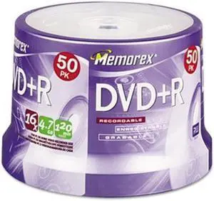 Imatn-Memorex Dvd+R Recordable Disc ,Dvd+R ,4.7Gb ,50/Spndl (Pack Of 4