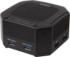 Sparkle USB4 Conferencing Dock, Laptop Dock with 9 Port Connectivity, 85W Host Charging, Beamforming 4 mics Setup, 5W Speaker, Multiple Video Output with HDMI, DP and USB Type-C