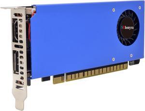 SRhonyra GeForce GTX 1050 4GB Low Profile Graphics Card GDDR5 128 Bit 2 Monitor Video Card HDMI 2.0 Display Port 1.4 PCI Express 3.0 x16 Bus Powered