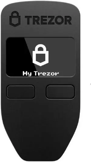Trezor Model One - The Original Cryptocurrency Hardware Wallet, Bitcoin Security, Store & Manage 1000's of Coins&Tokens, Easy-to-Use Interface, Quick & Simple Setup (Black)