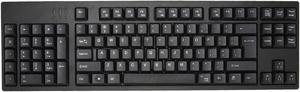 Left Handed Keyboard, Ergonomic Layout Office Keyboard with 2 USB Interfaces, Eliminates RSI and Carpal Tunnel, for Business Accounting