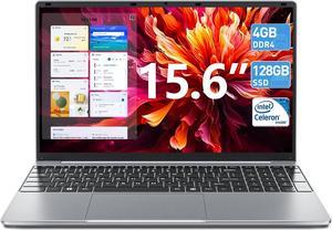 SGIN Laptop Computer 4GB RAM 128GB SSD 156 Inch Laptops Intel Celeron N4000 Processor 24G5G WiFi TypeC Mini HDMI Webcam 8 Hrs Long Battery Life 512GB TF Card Expansion