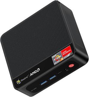 Beelink SER5 Mini PC, AMD Ryzen 5 5560U(Up to 4.0GHz) 6C/12T, Mini Desktop Computer 8GB DDR4 RAM 500GB NVMe SSD, Small Gaming PC Support DP HDMI 4K@60Hz Output/BT5.2/WiFi 6 for Gaming/Office/Home