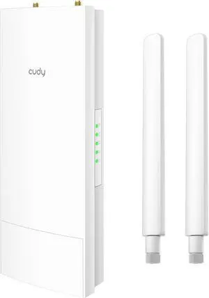 Cudy RE1200 Outdoor AC1200 WiFi5 Outdoor Fast Access Point Mesh, IP65 Waterproof MU-MIMO Support RE Mode, PoE Powered, Business WiFi Solution